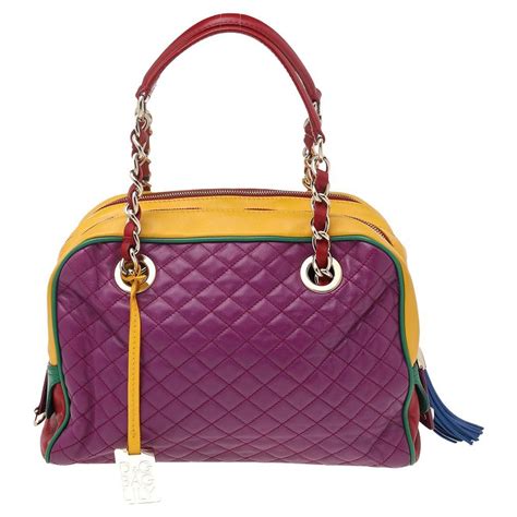 lily bag dolce gabbana studded|D&G Multicolor Leather Lily Bowler Bag .